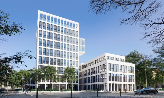 Außenansicht Rendering Visualisierung Haus